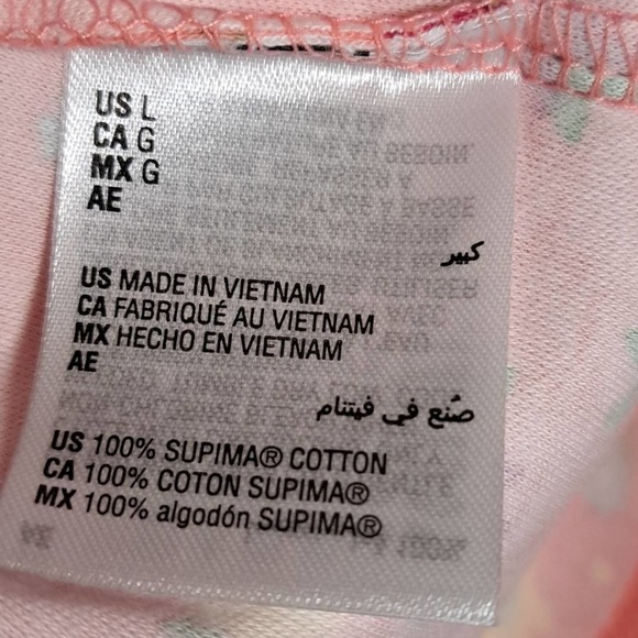 Charter Club Cotton Floral-Print T-Shirt Large - Picture 7 of 9